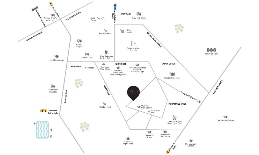Raheja Helios Location Map